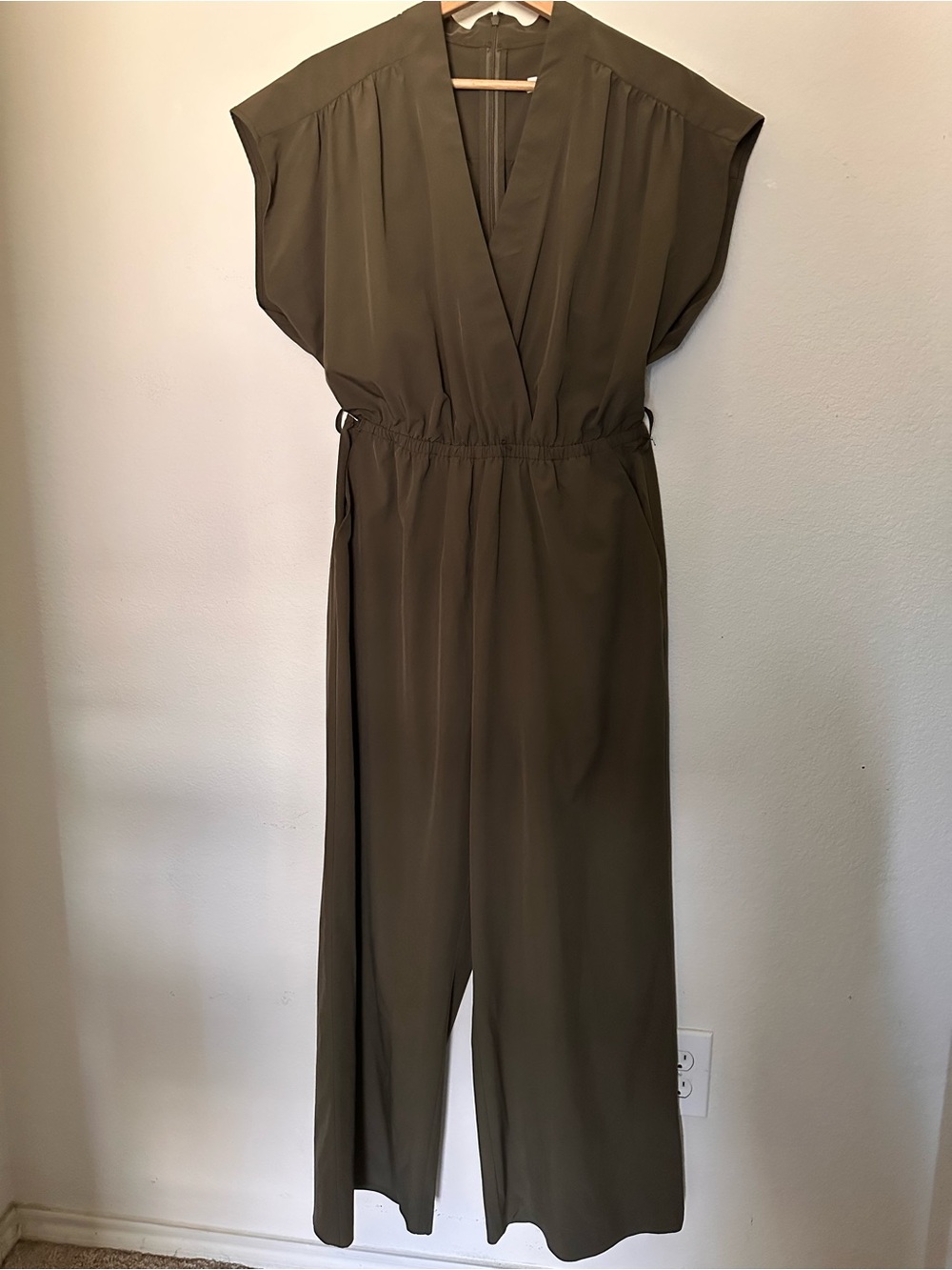 Calvin Klein Olive Green Jumpsuit